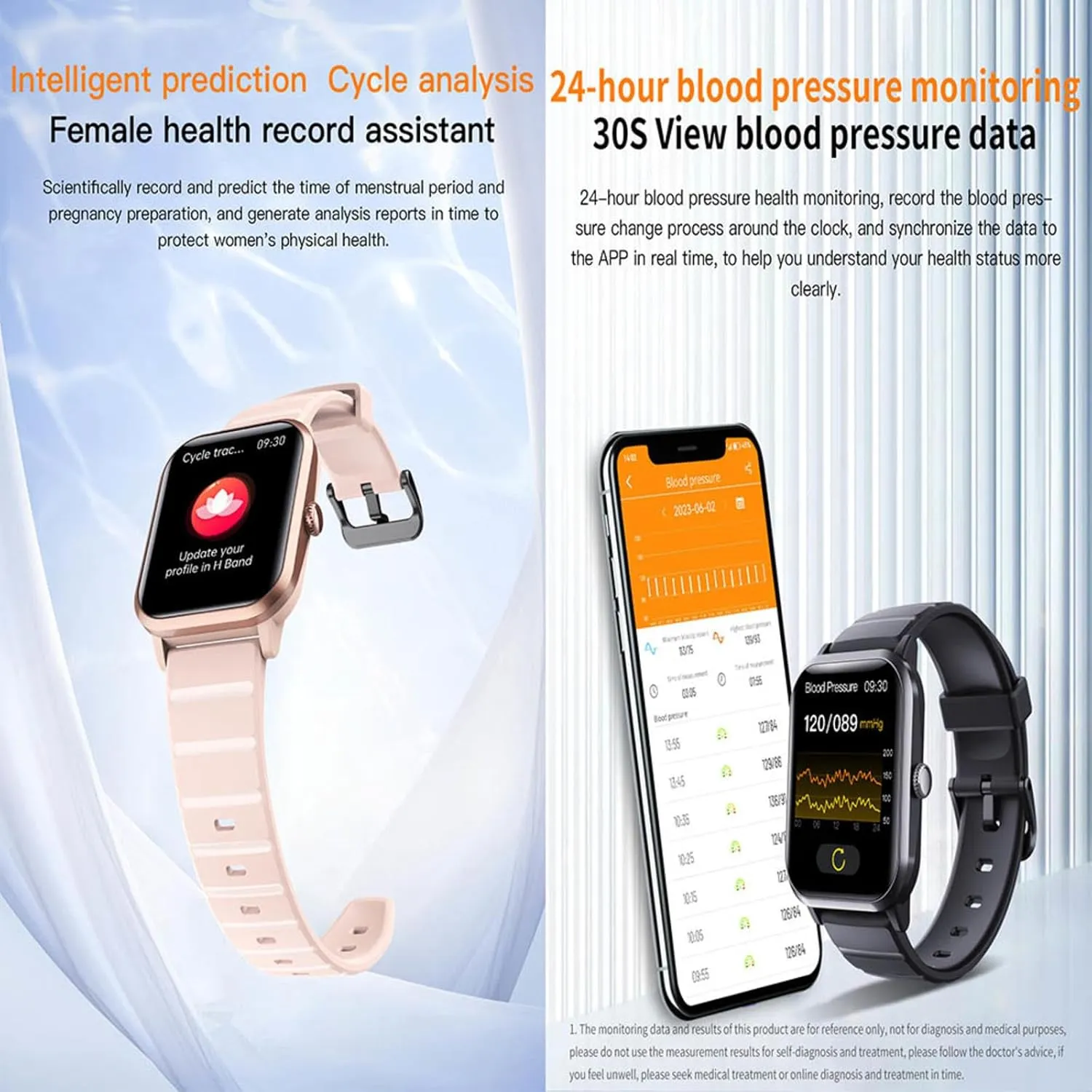 and Sports F330622,GoldSteel 2025 Smart Watch - Heart Rate ultraviolet honor 1.9" Fitness Tracker Heart Rate Monitor Fitness 