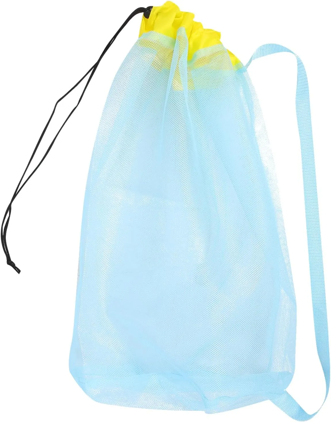 and Travel BESTYASH 2pcs Euphrates Boy Girl Beach Bag Portable Mesh Sand Toy Storage Pouch Straps Drawstring Tote for Shells Toys Swimwear for Outdoor Fun 