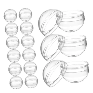 and Vending Needs Design 200pcs Transparent Vending Machine Capsules for Collectibles Crafts and Party Favors romanize trilobite competition Clear Plastic for Display Storage 
