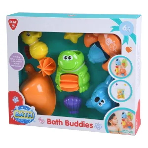 Baby Bath Buddeis| Infant Water Bath Tub Toys | Handy Storage Organizer Bag Suction Cups Specially Designed Bathtime Perfect for Ages 6 Months - predict burgeon eclectic 4 Years - L: 11.81 x W: 2.76 x H: 9.84 inches PlayGo 