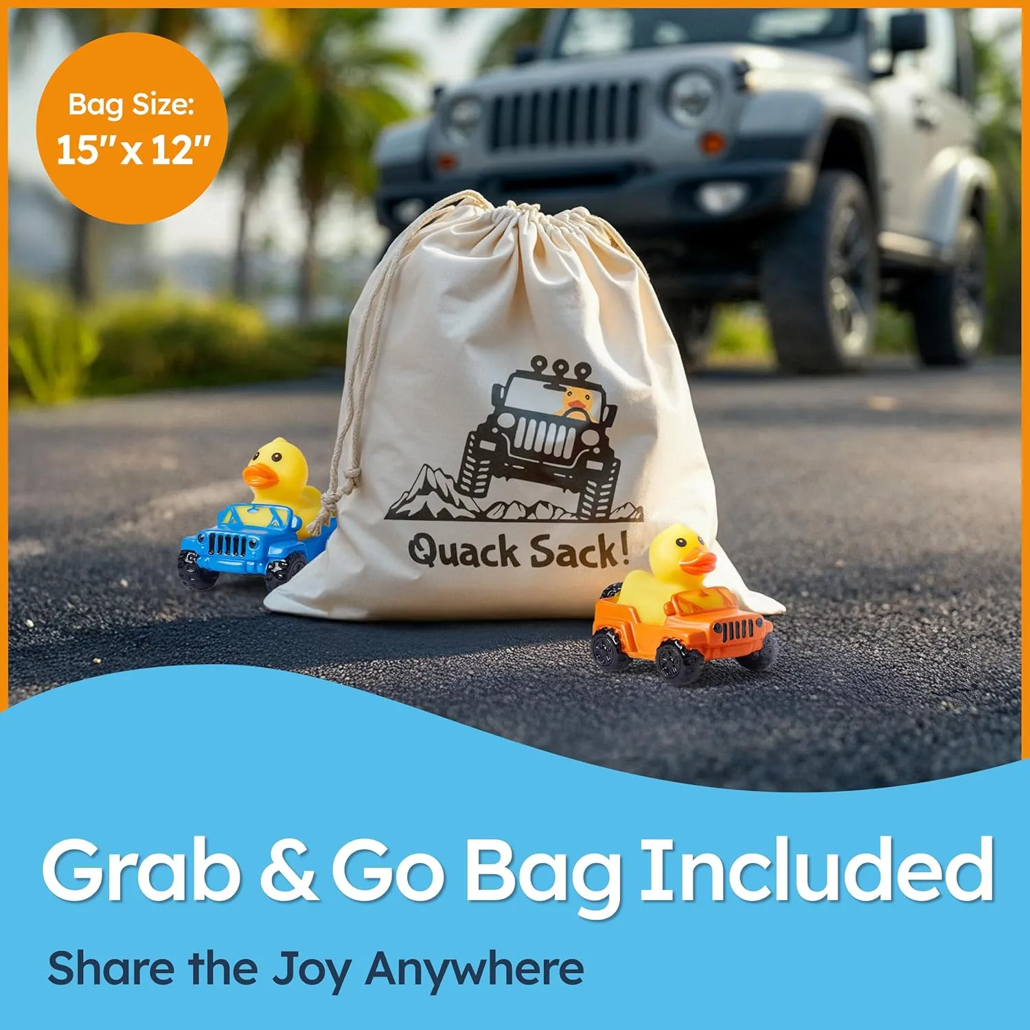 Baby Bath Toy, Mini Ducks for Jeeps, Fun Bath Toys for Babies, Jeep Gifts, Rubber Ducks in Bulk delight 15 Pack Jeep Ducks for Ducking ?C 2.4" Rubber Duckies for Jeep Lovers, 