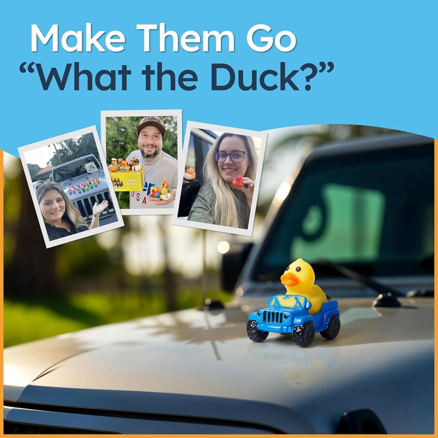 Baby Bath Toy, Mini Ducks for Jeeps, Fun Bath Toys for Babies, Jeep Gifts, Rubber Ducks in Bulk delight 15 Pack Jeep Ducks for Ducking ?C 2.4" Rubber Duckies for Jeep Lovers, 