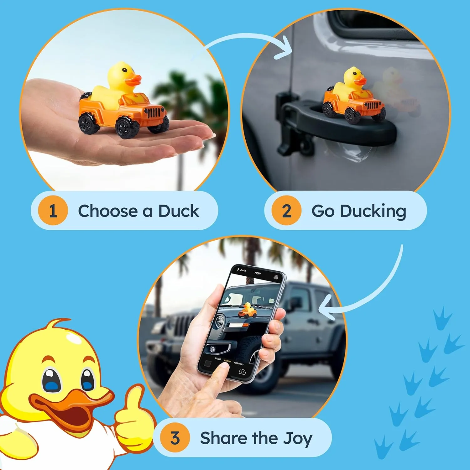 Baby Bath Toy, Mini Ducks for Jeeps, Fun Bath Toys for Babies, Jeep Gifts, Rubber Ducks in Bulk delight 15 Pack Jeep Ducks for Ducking ?C 2.4" Rubber Duckies for Jeep Lovers, 
