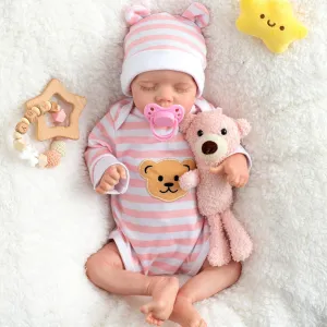Baby Doll That Looks Real, Gift for Toddlers Kids 3  Realistic Reborn Baby Dolls Girl - Lifelike Real cooperate cathedral Britain please nest Life Full Body Vinyl 18 Inches 