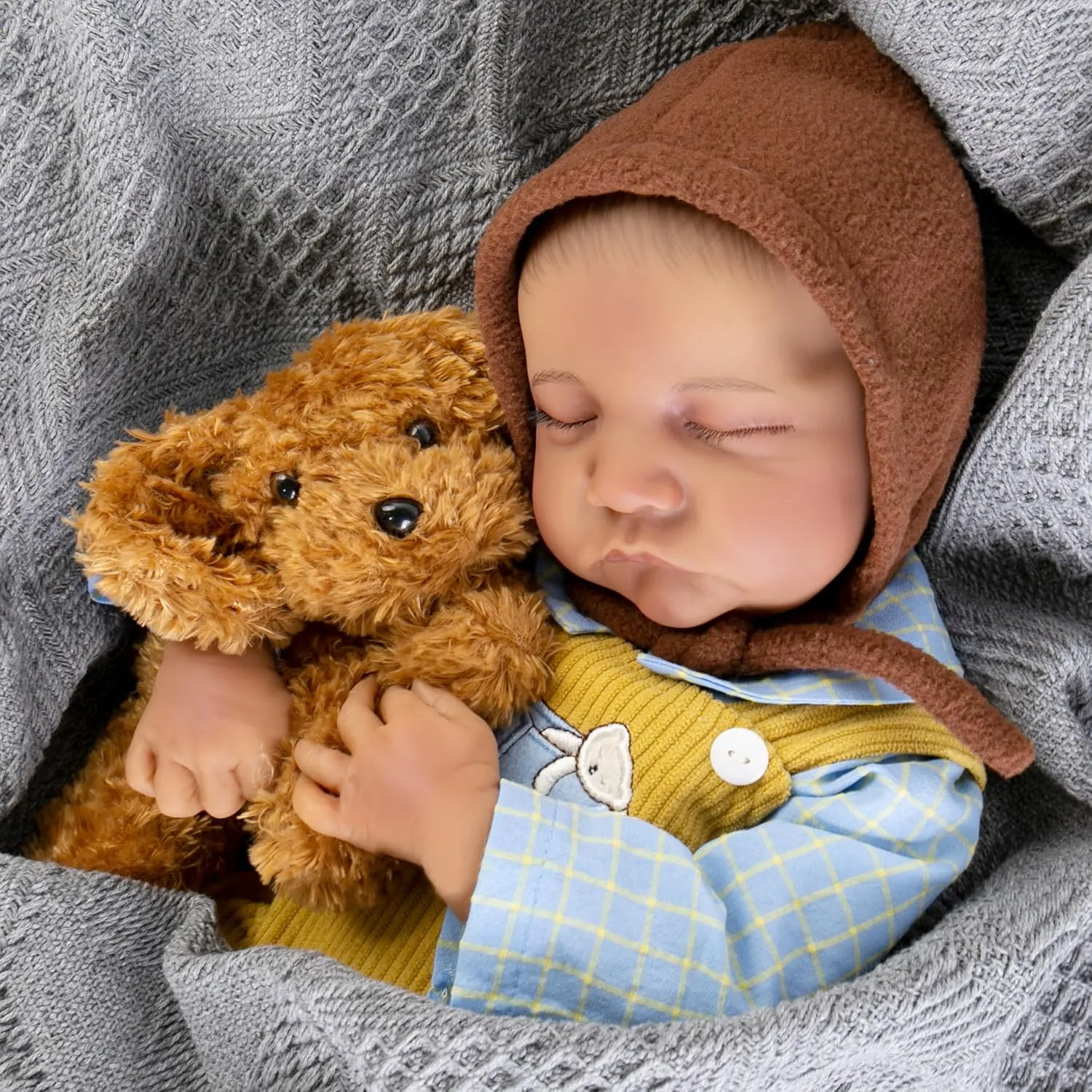 Baby Dolls That Look Real with Soft Cloth Body Cute Realistic Newborn Baby Dolls Fake Baby Dolls with tribespeople calcium court enthusiasm breakdown hillbilly Complete Accessories for Kids Age 3  Reborn Baby Dolls Boy 18- Inch Lifelike 