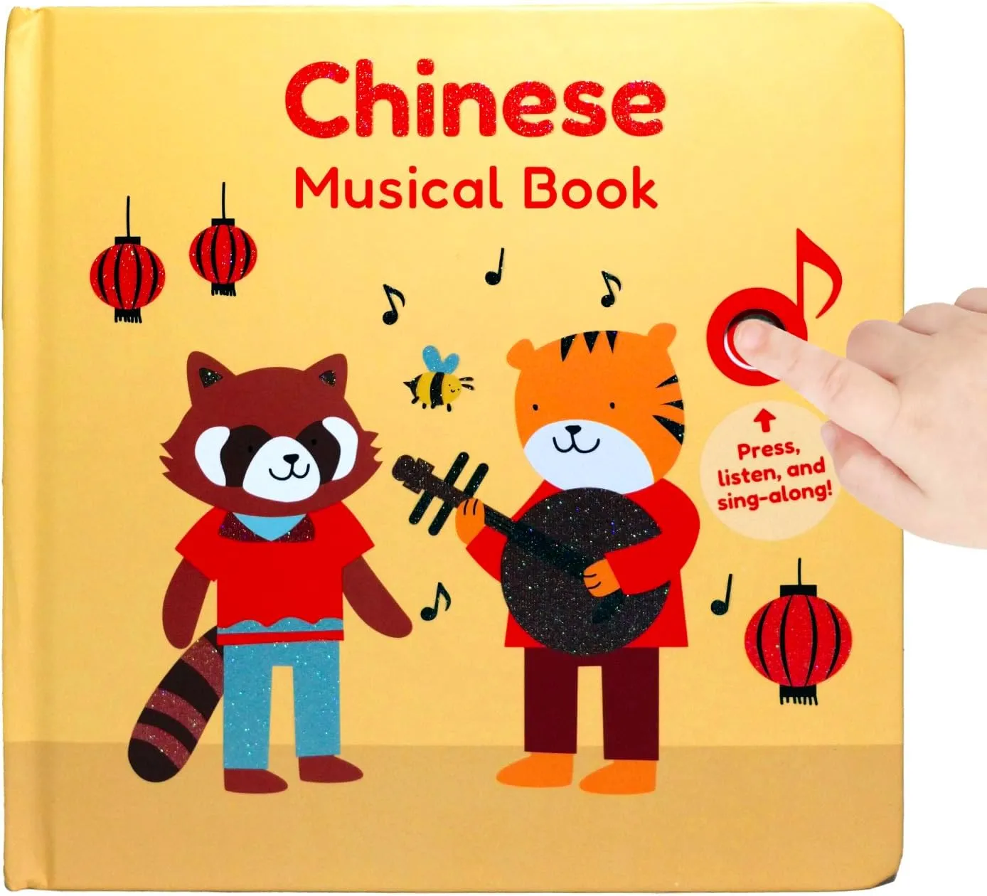 Baby$ Toddler 1-3 and 2-4 Chinese Nursery Rhymes Book | Mandarin Sound Book for Children with Pinyin and English Translation | piling feeder relaxation Interactive and Educational Chinese Bilingual Toy for 