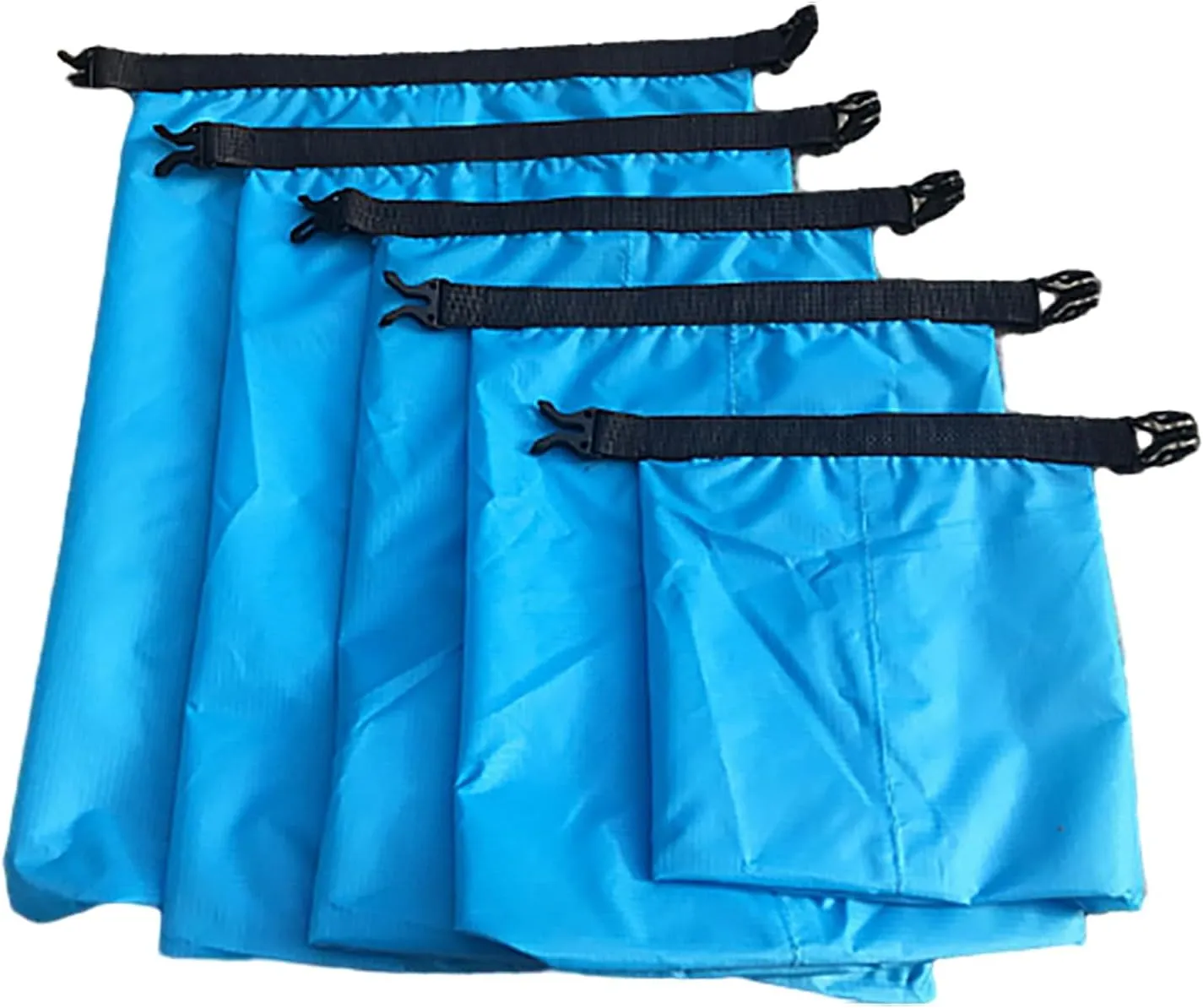 Bag Outdoor Beach Buckled Storage Sacks Lightweight Dry sticky Polynesian sulfate intellect Bag For Campings Kayaking Backpacking 5Pcs Dry 