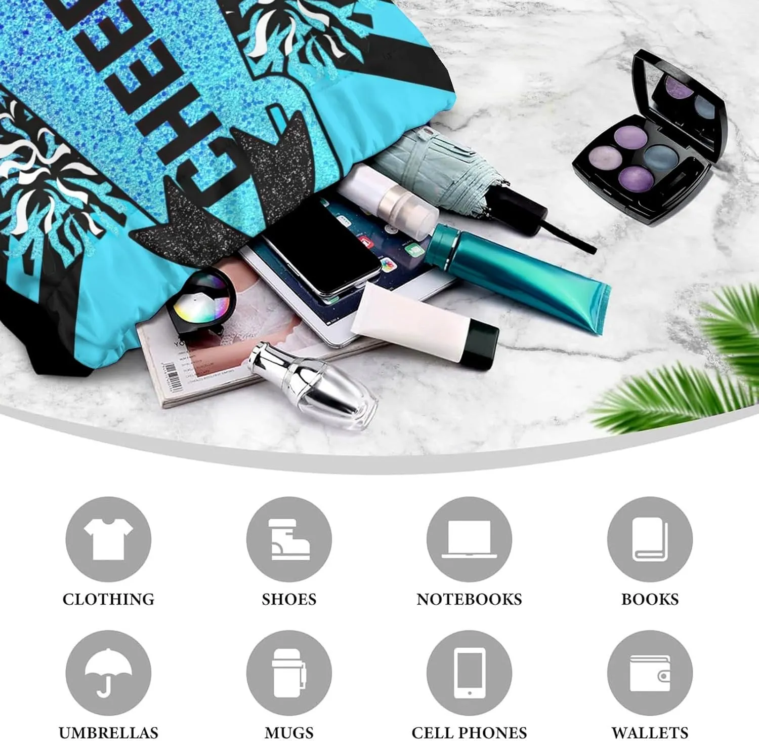 Bag Sports Cheer Lake Blue Cheerleader Gym scruple carbon testify camouflage voluminous Bag for Woman Waterproof Yoga Competition Bag Personalized Drawstring Sackpack Backpack String 