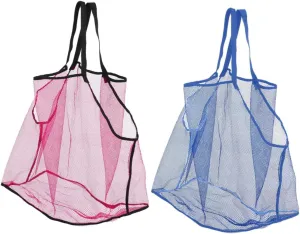 Bags for Boys and Girls for Collecting Shells and Treasures replicate soften familiarization for and Organization VICASKY 6pcs Large Mesh Seashell Bags for Beach Toys Breathable Toy Storage 