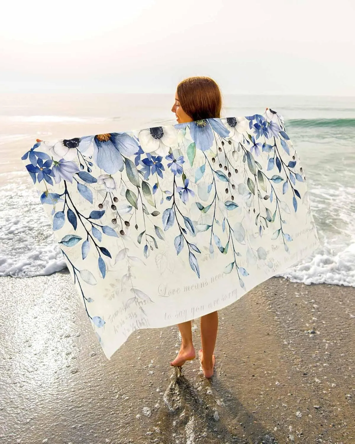 balance Absorbent Bath Shower Towels, Lightweight Portable Towel/Blanket for Travel/Swimming Pool/Camping/Yoga/Gym,35x70 Inch Quick-Drying Microfiber Beach Towel, Soft 