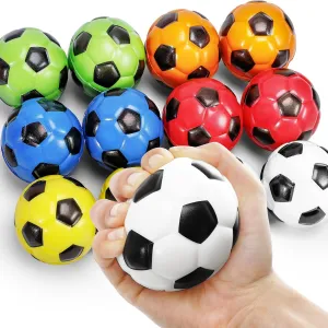 Ball$ Assorted Colors Mini Soccer Ball for Anxiety Relief School Carnival Reward Gift Party Favors(6 Color) rainforest 12Pcs Soccer Stress Balls$ 2.75 Inch Mini Foam Sports Balls$ Stress Relief Squeeze 