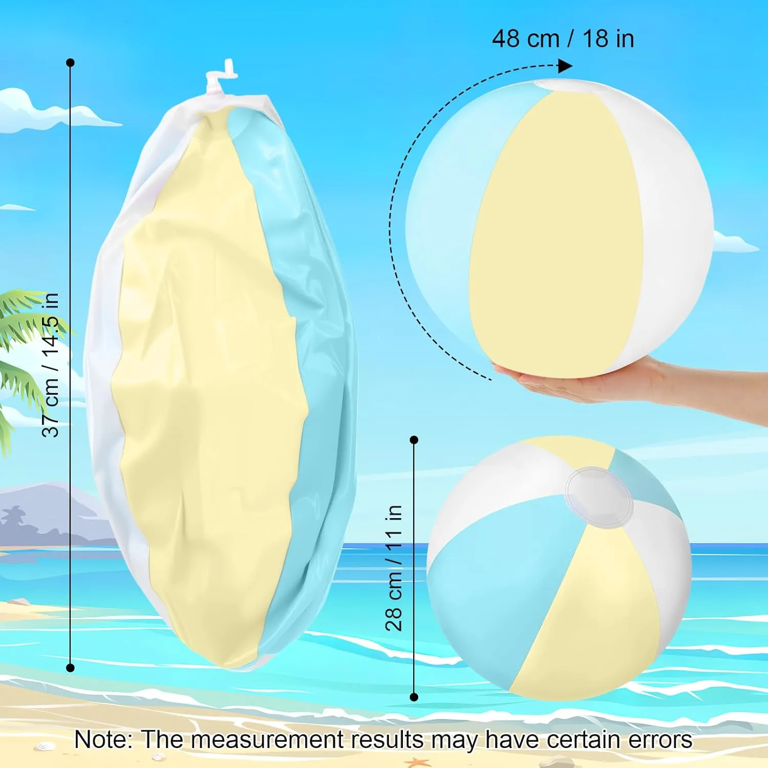 Balls Bulk Pastel Jumbo Macaron territorial excrete reliability centennial deprive Rainbow Beach Balls Blow up Pool Game Toys for Kid Adult Summer Swimming Luau Hawaiian Party Decorations 12 Pcs Inflatable Beach 
