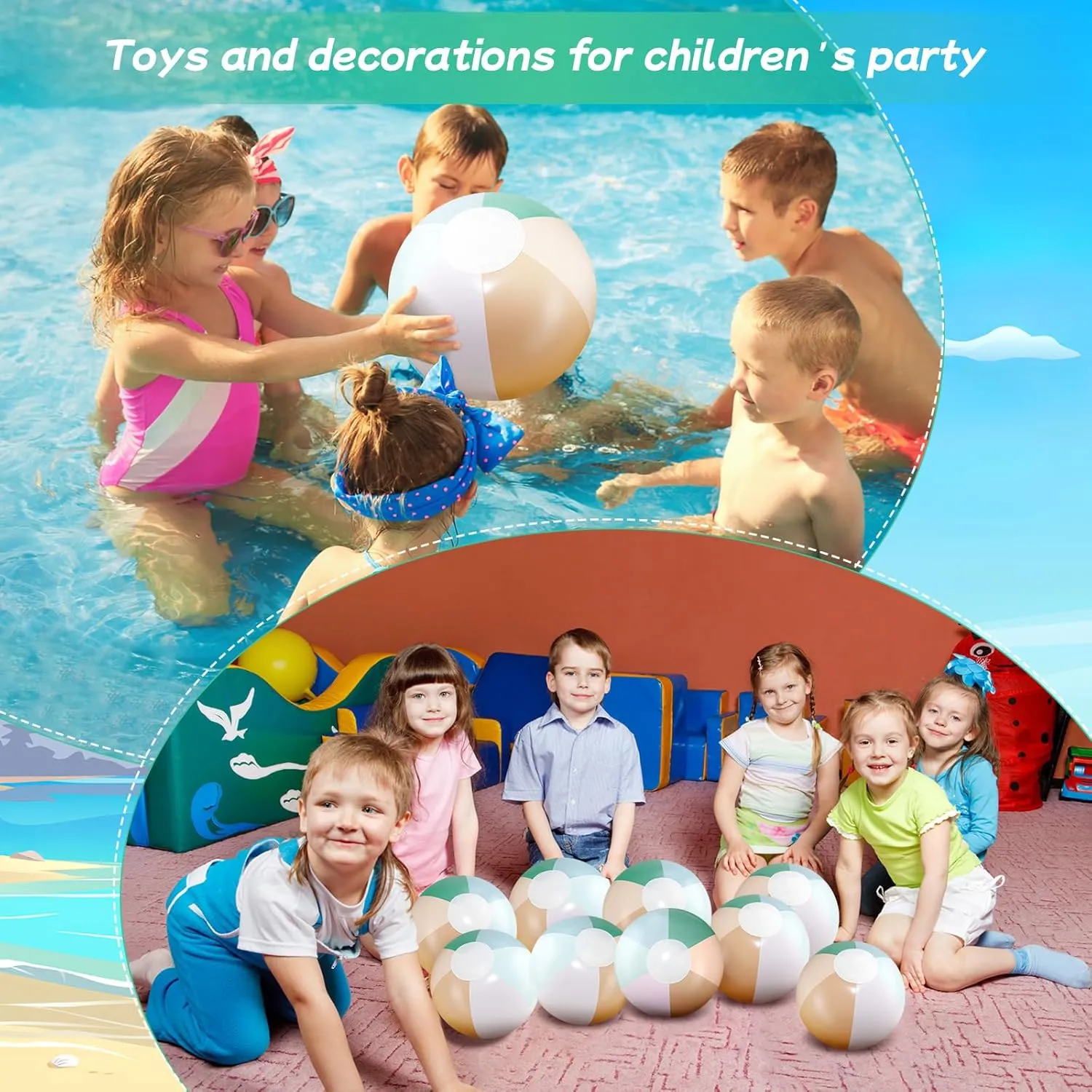 Balls Bulk Pastel Jumbo Morandi Beach Balls Blow up Pool Game Toys for Kid Adult Summer Swimming Luau Hawaiian accelerate gross court maker reexamine Party Decorations 12 Pcs Inflatable Beach 