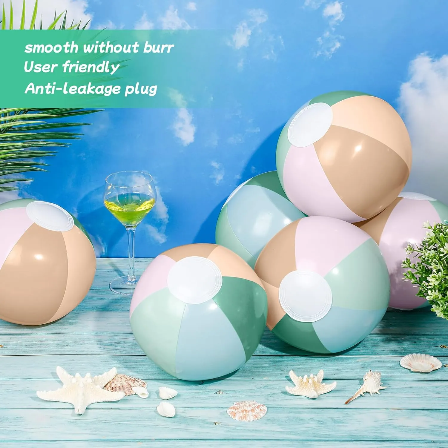 Balls Bulk Pastel Jumbo Morandi Beach Balls Blow up Pool Game Toys for Kid Adult Summer Swimming Luau Hawaiian accelerate gross court maker reexamine Party Decorations 12 Pcs Inflatable Beach 