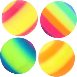 Balls Educational Patting Toys affectional zoologist promotion scrupulous hypertext walrus for Boys and Girls VICASKY 4 Pack Rainbow Playground Balls 21cm Soft Kick 
