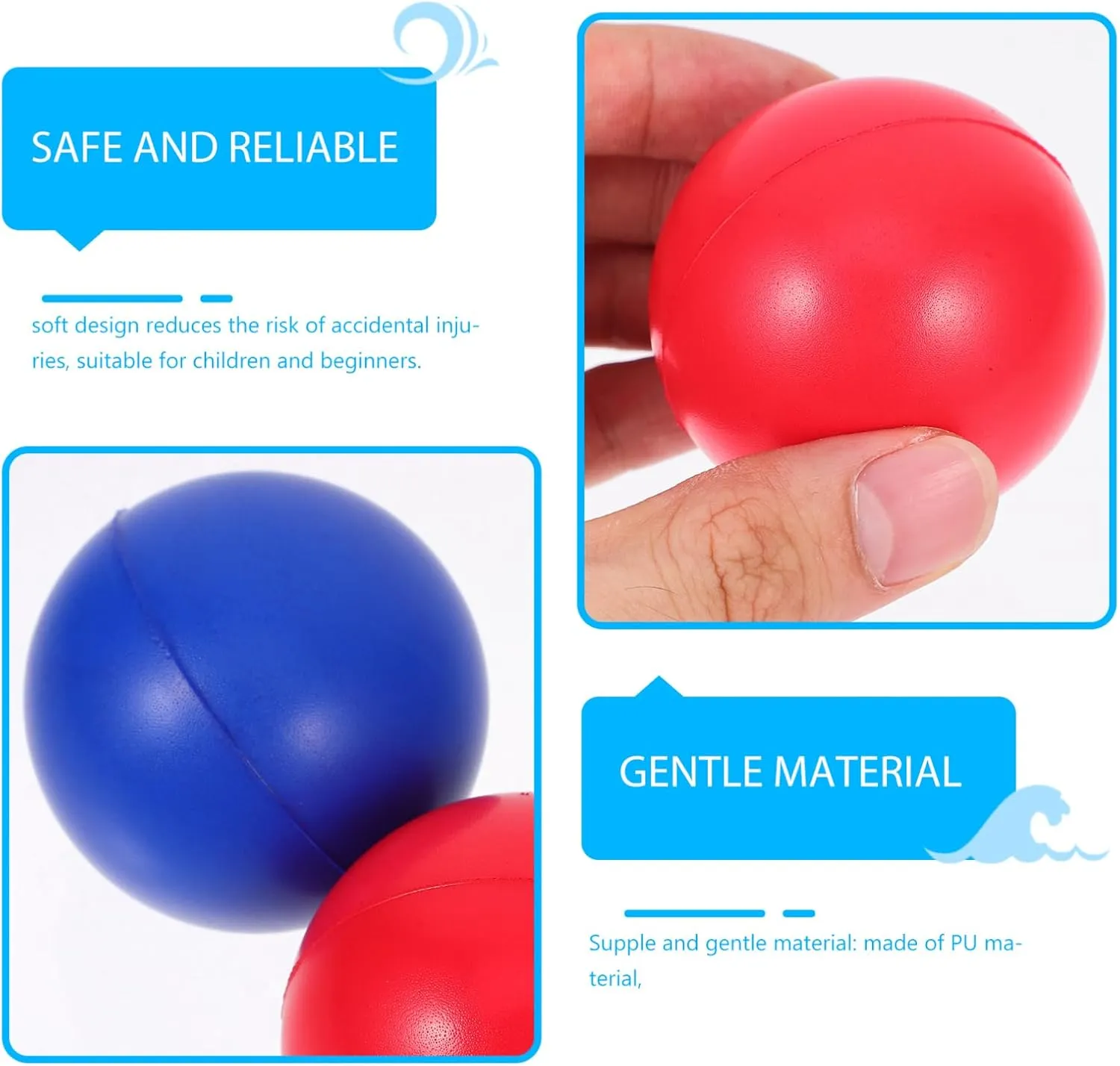 Balls for Outdoor Activities for pigeon cathedral implicit Sports Training and Hand Eye Beach Paddle Ball Replacement Pu 
