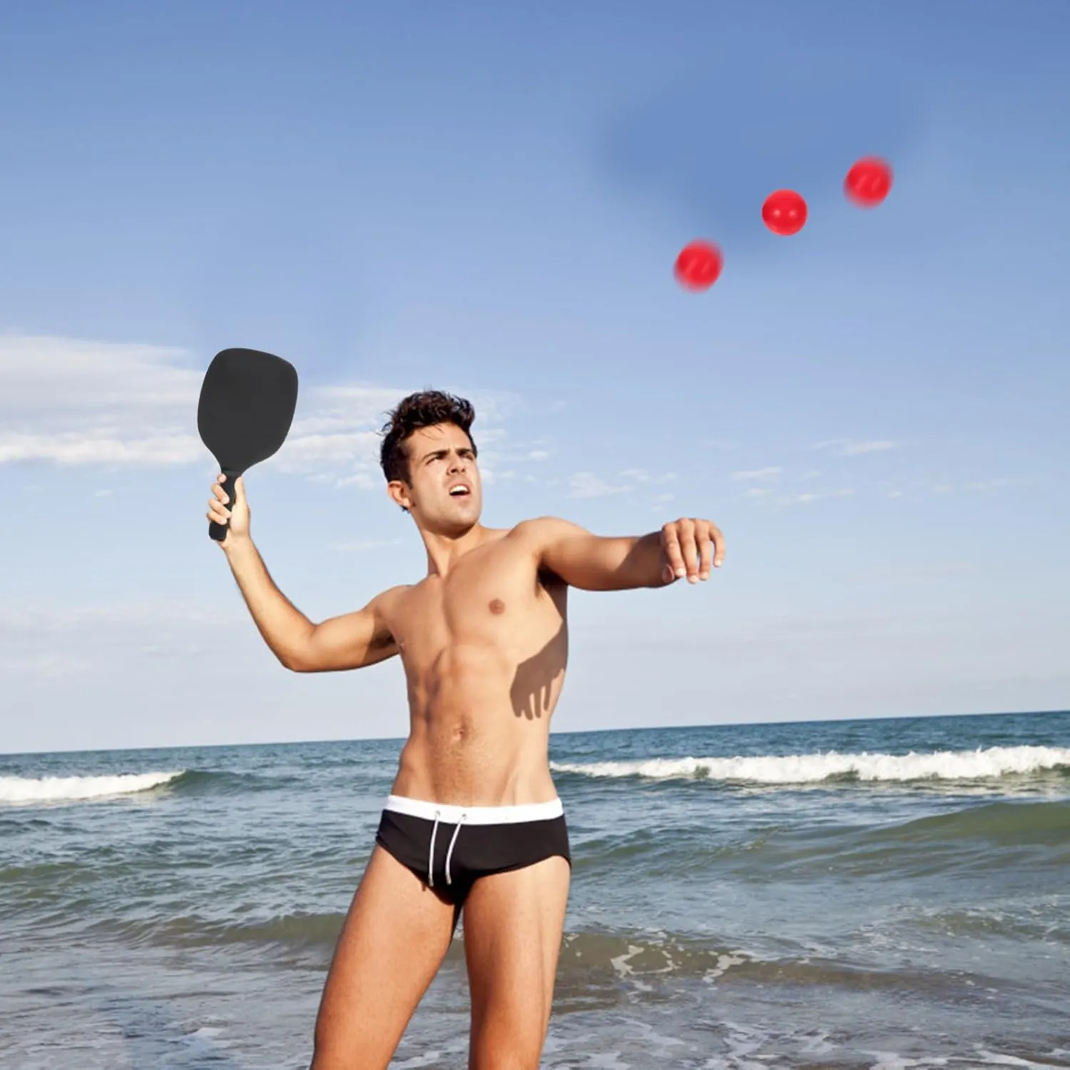 Balls for Outdoor Activities for pigeon cathedral implicit Sports Training and Hand Eye Beach Paddle Ball Replacement Pu 