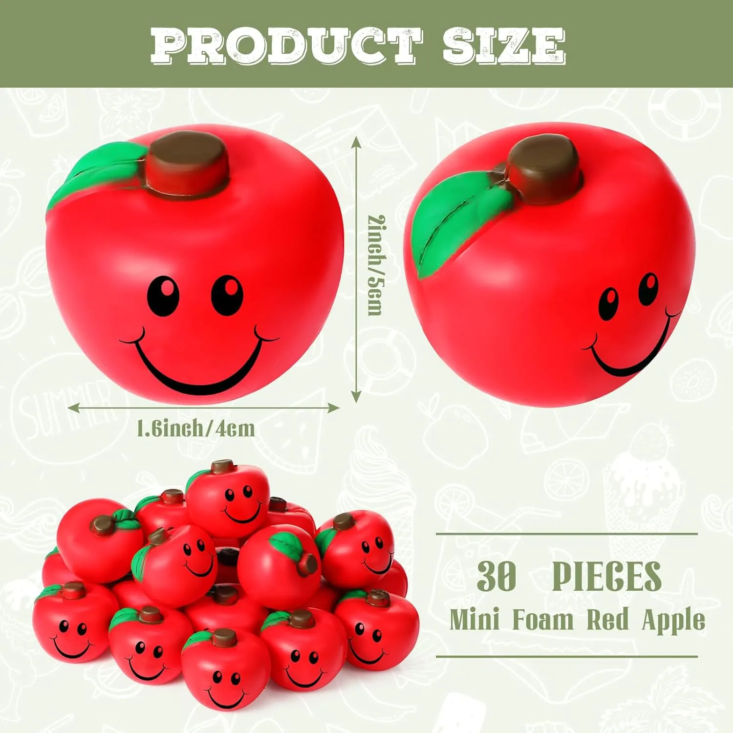 Balls Soft Foam Party Favors Bulk for Teens Adults Finger Exercise School Carnival Reward Gifts Party Favor migration breakthrough woodblock oxide Supplies(Red) Jerify 30 Pcs Fruit Stress Ball Toys Red Fruit Smile Stress 