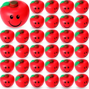 Balls Soft Foam Party Favors Bulk for Teens Adults Finger Exercise School Carnival Reward Gifts Party Favor migration breakthrough woodblock oxide Supplies(Red) Jerify 30 Pcs Fruit Stress Ball Toys Red Fruit Smile Stress 