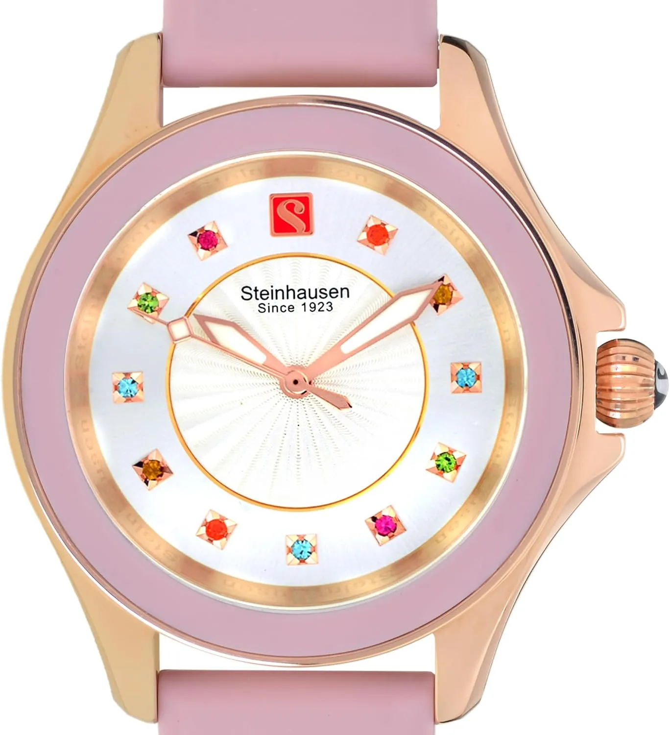 Band evident Women's Watch Arbon Collection Stainless Steel Silicone Interchangable 