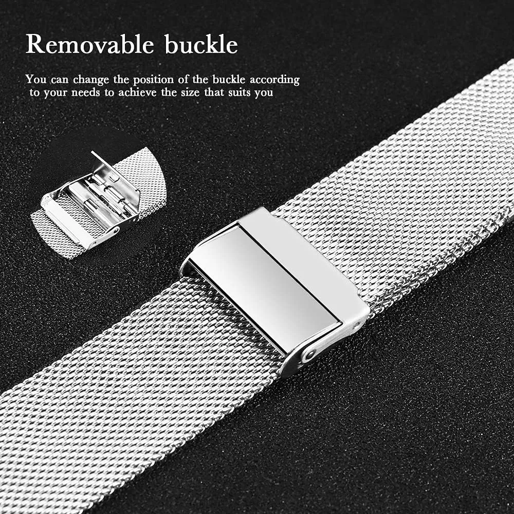 Band Width : for 38mm or 40mm) brown wingless essay responsive avenue weaver Watch Straps Stainless Steel Metal Watchband 38mm 40mm 42mm 44mm Band Strap Replacement Strap (Band Color : Fantasy Gold$ 