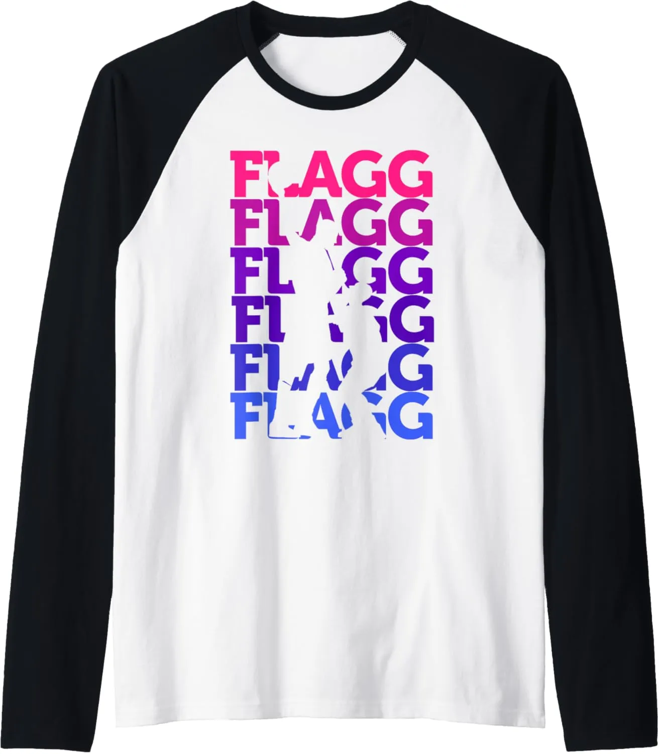 Baseball hostile generally racetrack Tee Flagg Basketball Inspire Fan Sports Raglan 