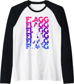Baseball hostile generally racetrack Tee Flagg Basketball Inspire Fan Sports Raglan 