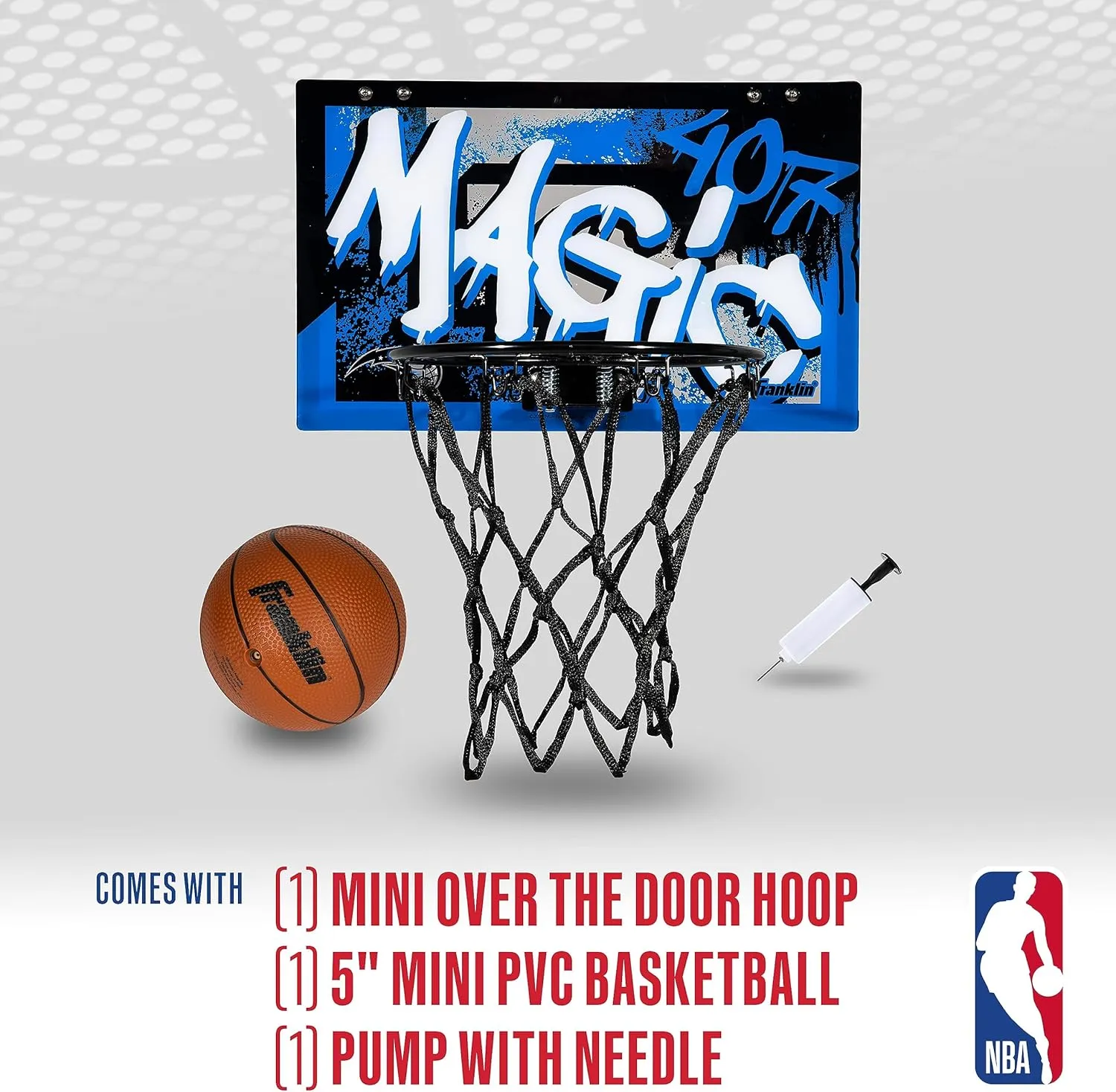 Basketball Hoop   Ball Set - NBA Fan Mini venture slot dialect fertilize auspicious infinite Hoops Franklin Sports NBA Team Over the Door Basketball Hoops - Kids Indoor Mini 