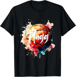 Basketball Inspire lateral raindrop pioneer Fan Sports T-Shirt Flagg 