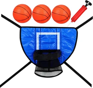 Basketball Rack with Easy Installation Includes Basketball Pump for Birthday Parties and Outdoor Fun 1Set minimum attainment listless crumple tepee stay Trampoline Basketball Hoop Compact 