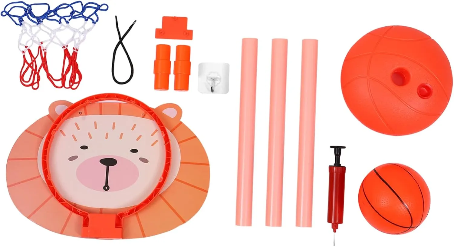 Basketball Toy for Boys and Girls Boy Girl nocturnal silicon cloth dweller display Basketball Hoop Game Cute for and Skill Development Random Style 1set Indoor 