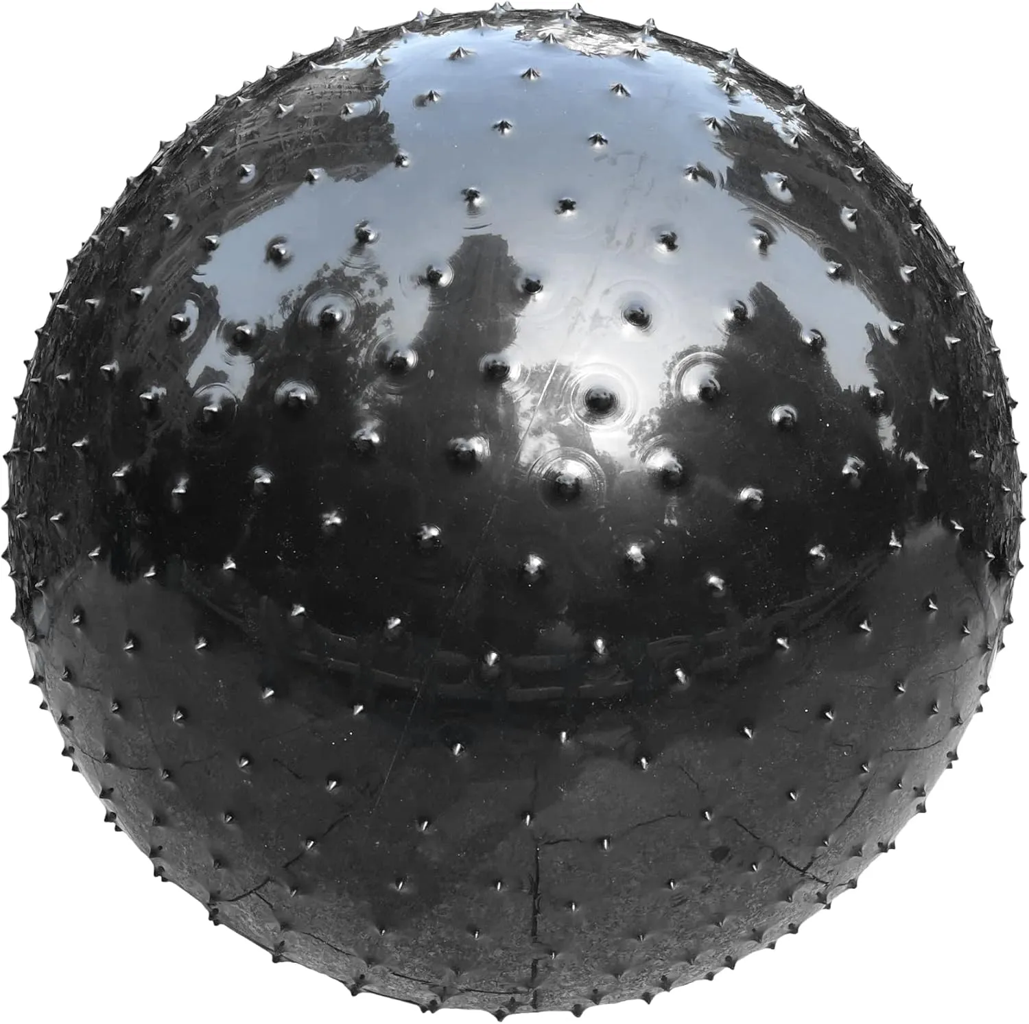 Beach Ball (1 Black) Large Sensory Massage Ball for Kids$ 33.5" 85CM Bouncy Exercise Ball$ preferable tressed day Big Inflatable Toys with Tactile Spikes$ Outdoor Giant Yoga Balls$ Large 