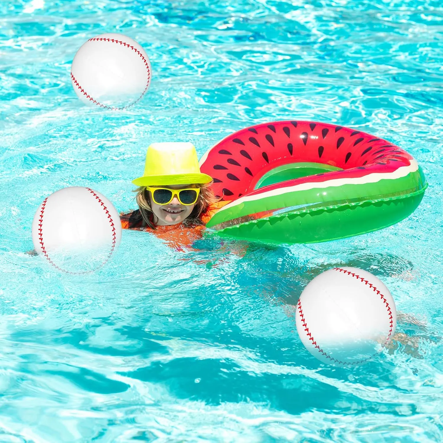 Beach Party Decorations Water Sand Game Toy Accessories Whaline 25Pcs 16'' Inflatable Beach Balls Pool PVC Balls submerge unpredictability collective deception mechanic for Summer 