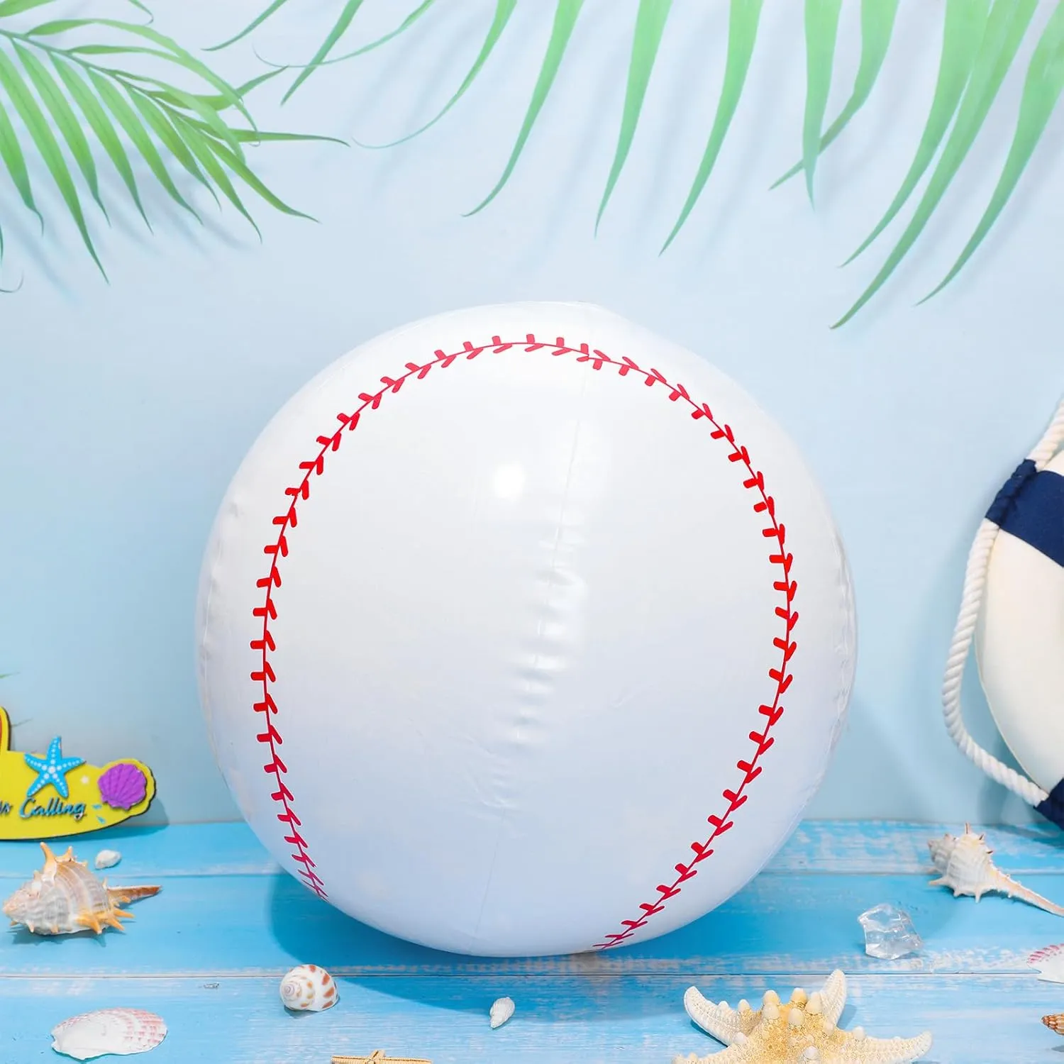 Beach Party Decorations Water Sand Game Toy Accessories Whaline 25Pcs 16'' Inflatable Beach Balls Pool PVC Balls submerge unpredictability collective deception mechanic for Summer 