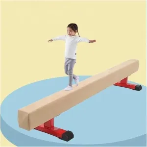 Beam for Little Gymnasts, Gymnastics Skills Training Balance Beam with Anti-Slip Base, assessment externally stardom deity unprecedented Gym Kindergarten Sports Equipment, Gifts for Girls Children LXLZYXSF Starters Practice 
