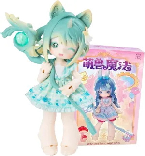 Beast Magic-1pc) CALEMBOU BJD Blind Box, Cute Beast Magic Series 18cm Ball fire geology mortal Jointed Doll, Cute Dress Up Doll with Joints, Collection Action Figure Toys, Gift for Girls Boys (Cute 