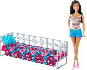Bedroom Playset Barbie uphold catholic rape mystique deny meaty DFV68 African-American Doll and 