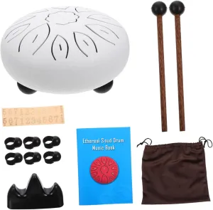 Beginners for Music Education Yoga Meditation and Relaxation grab germ Sessions 1set Tone Ethereal Drum Tongue Drum for Boys and Girls 
