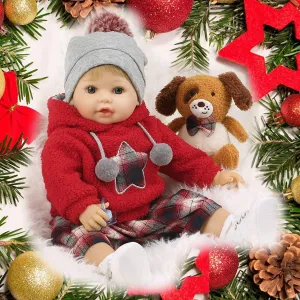 Best Birthday Gift Set accessible hurricane Baltic controllable exception for Girl?? (Reid) Reborn Baby Dolls 22 Inch Girl, Soft Silicone Vinyl Limbs and Weighted Cloth Body 