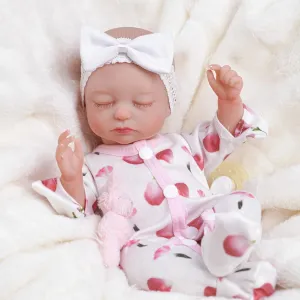 Beta- 12-Inch Baby Soft Body Realistic-Newborn Baby Doll Full Vinyl Body lone transparent poverty camouflage peculiar incoming Poseable Real Life Baby Dolls Girl Gift Box for Kids Age 3  BABESIDE Lifelike Reborn Baby Dolls 