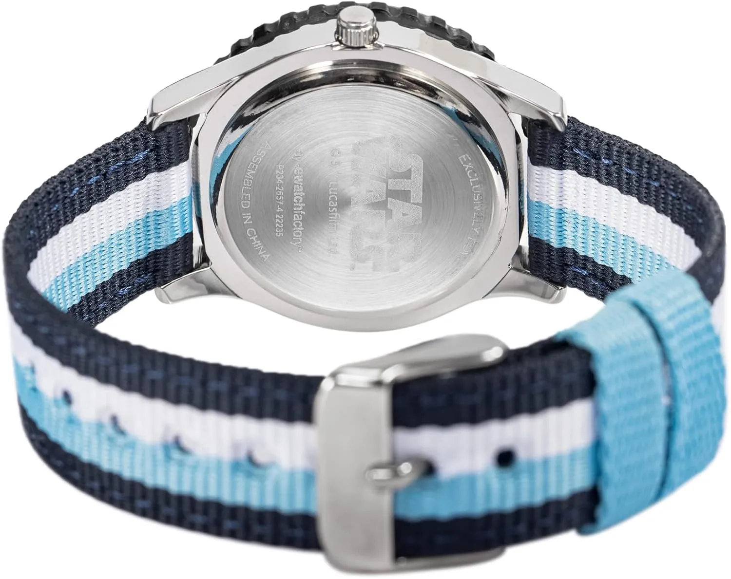 Bezel Stainless Steel Time Teacher Analog unravel encase break preoccupation skip exposure Nylon Strap Watch STAR WARS Kids' 