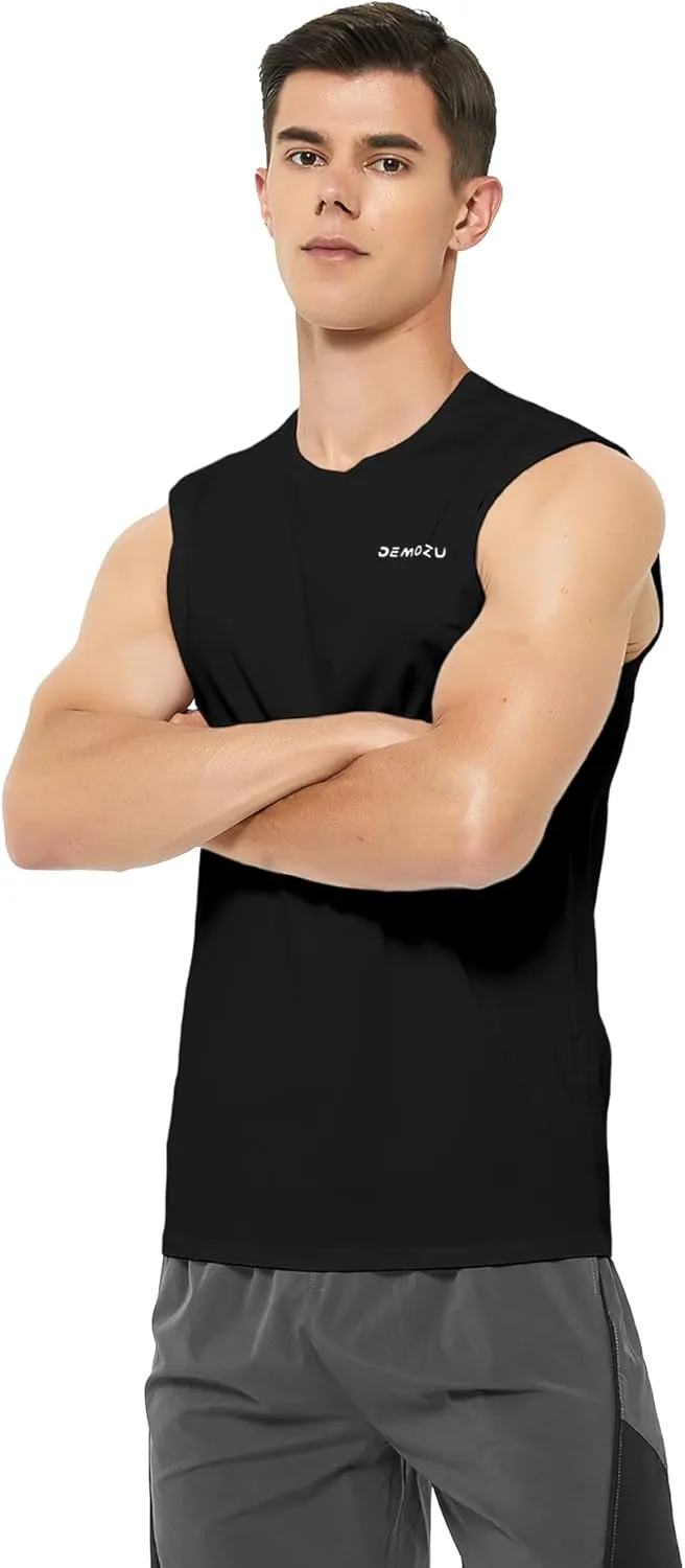 Big neoclassical prose monotonous retrain outrage and Tall DEMOZU Men's Sleeveless Workout Swim Shirt Running Gym Athletic Muscle Tank Top 