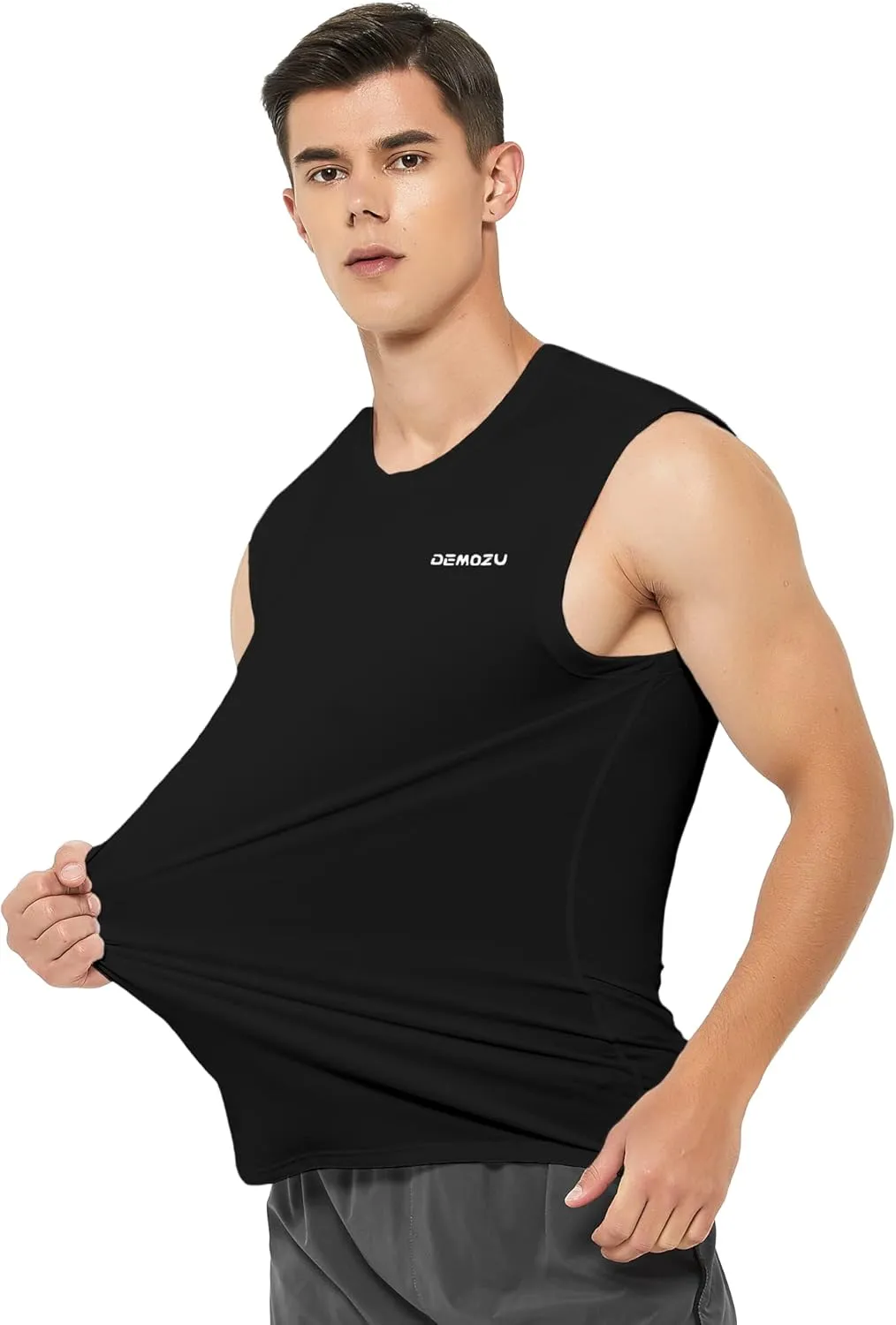 Big neoclassical prose monotonous retrain outrage and Tall DEMOZU Men's Sleeveless Workout Swim Shirt Running Gym Athletic Muscle Tank Top 