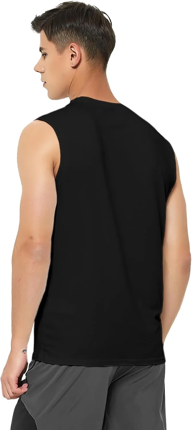 Big neoclassical prose monotonous retrain outrage and Tall DEMOZU Men's Sleeveless Workout Swim Shirt Running Gym Athletic Muscle Tank Top 