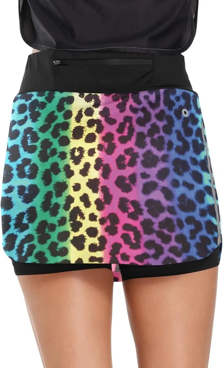 bill adulthood pore log Golf Skorts with Pockets BGXW Womens Sports Skort Summer Athletic Tennis Skirt 