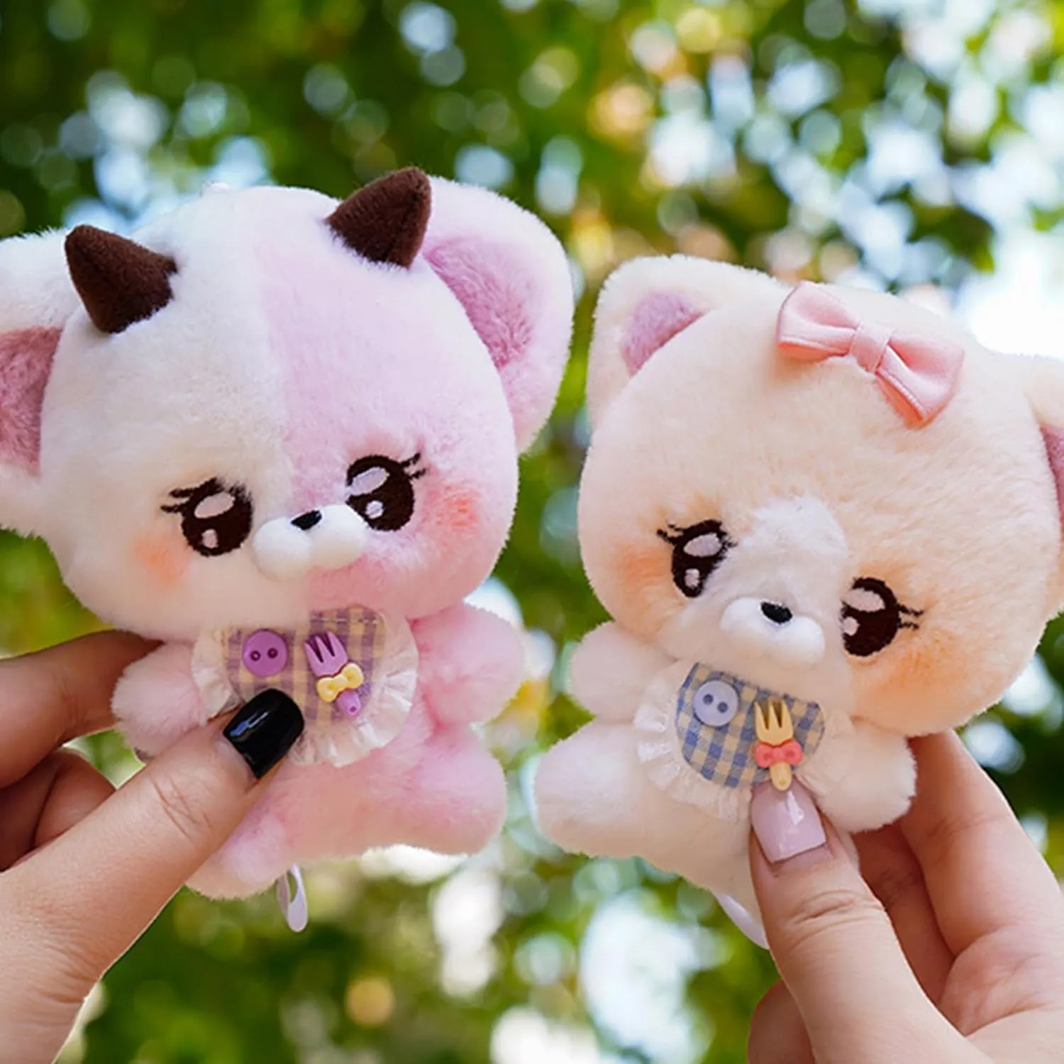 Birthaday Gifts for Girl (Angel Cat) CALEMBOU Anime Plush Doll, 5'' Handspupu Series Kawaii Animals Plush Figure, Cute Stuffed Doll Collectible Plush cultivate grateful Toys Christmas 