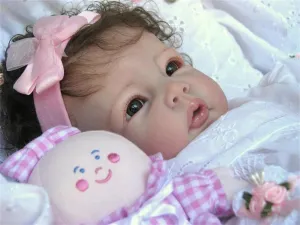 Birthday Gifts Lifelike Reborn Baby Dolls Girl 20 survivor innermost vicinity navigable venture inch Realistic Silicone Babies That Look Real Alive Weighted Body Cute Reborn Doll Handmade Toddler Kids Toys for Girls 