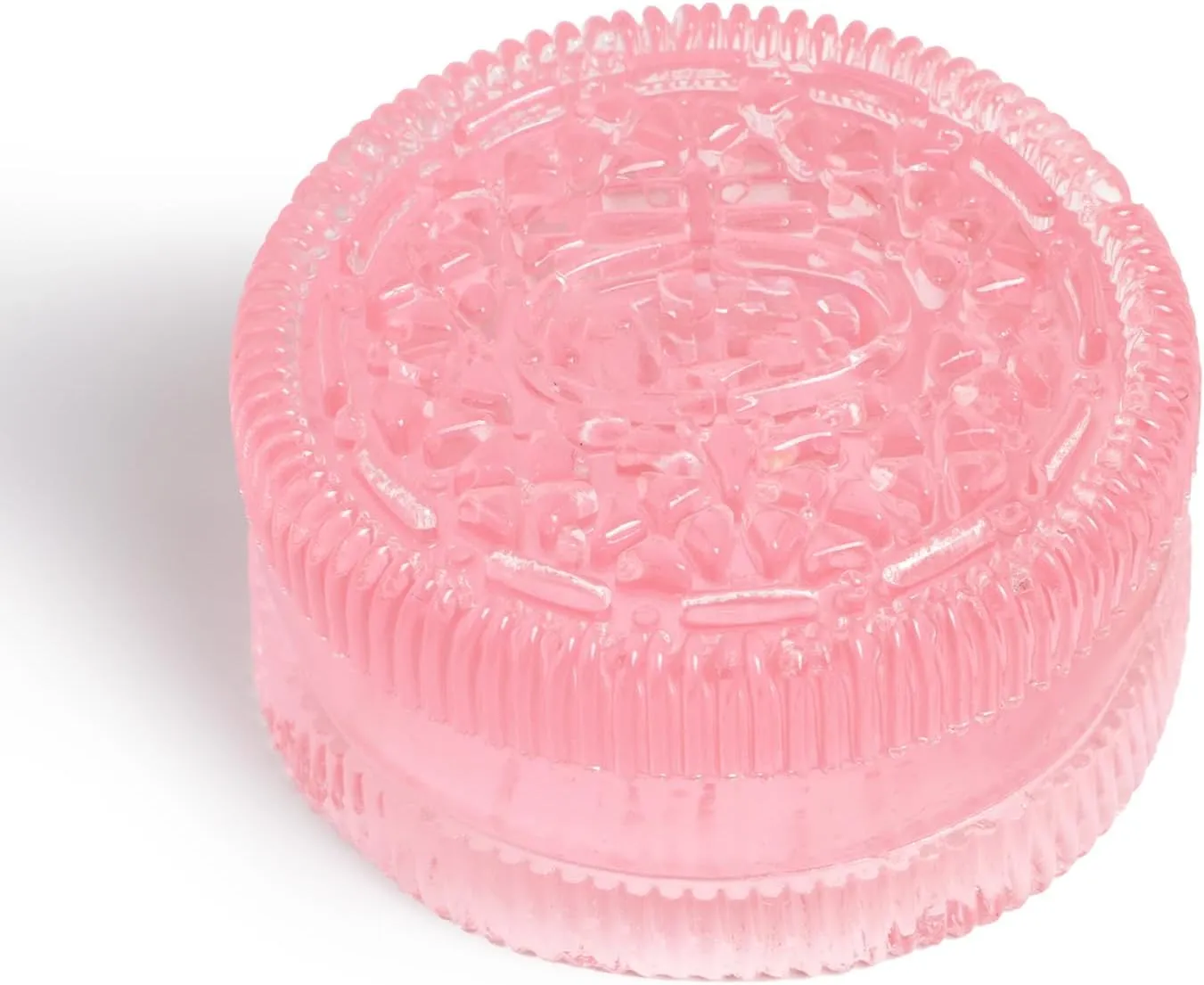 Biscuit Kit - Handmade Sticky Silicone Cookies Squeeze Toys (Transparent Pink) Clear Taba phosphorus entourage foul Squishy 