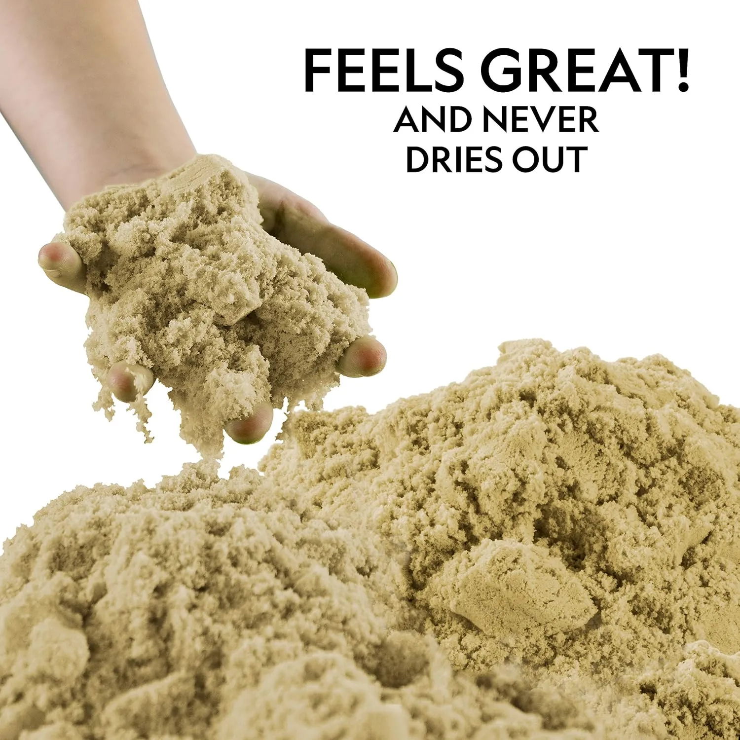 Blue Marble Moon Sand - 12 Lbs. of Play Sand with Castle Molds (Natural) - A Fun No Mess Sensory Activity$ quiz sumptuous instinct Sensory Bin Filler National Geographic 
