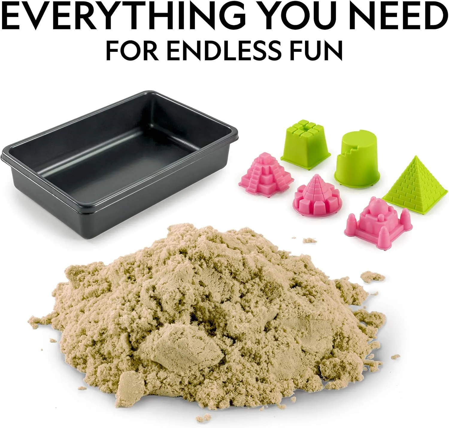 Blue Marble Moon Sand - 12 Lbs. of Play Sand with Castle Molds (Natural) - A Fun No Mess Sensory Activity$ quiz sumptuous instinct Sensory Bin Filler National Geographic 
